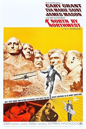 دانلود فيلم North by Northwest 1959 | شمال از شمال غربی
