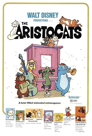 دانلود فيلم The Aristocats 1970 | گربه‌های اشرافی